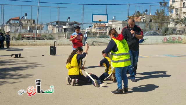 كفرقاسم : نظام وانتظام ومسؤولية في التمرين المدني في مدرسة جنة ابن رشد الابتدائية 